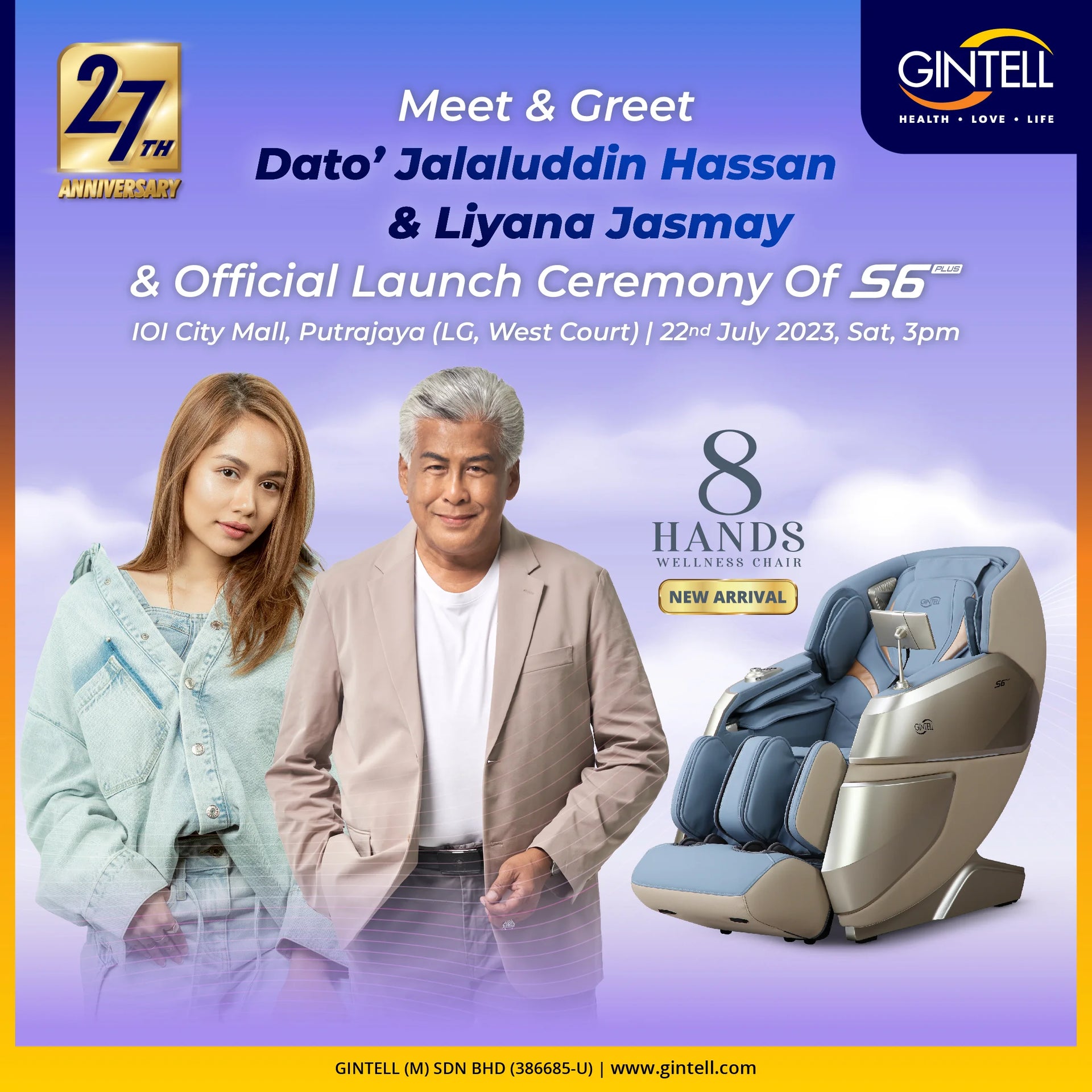 Meet & Greet Dato Jalaluiddin Hassan & Liyana Jasmay | Official Launch Ceremony of S6 Plus