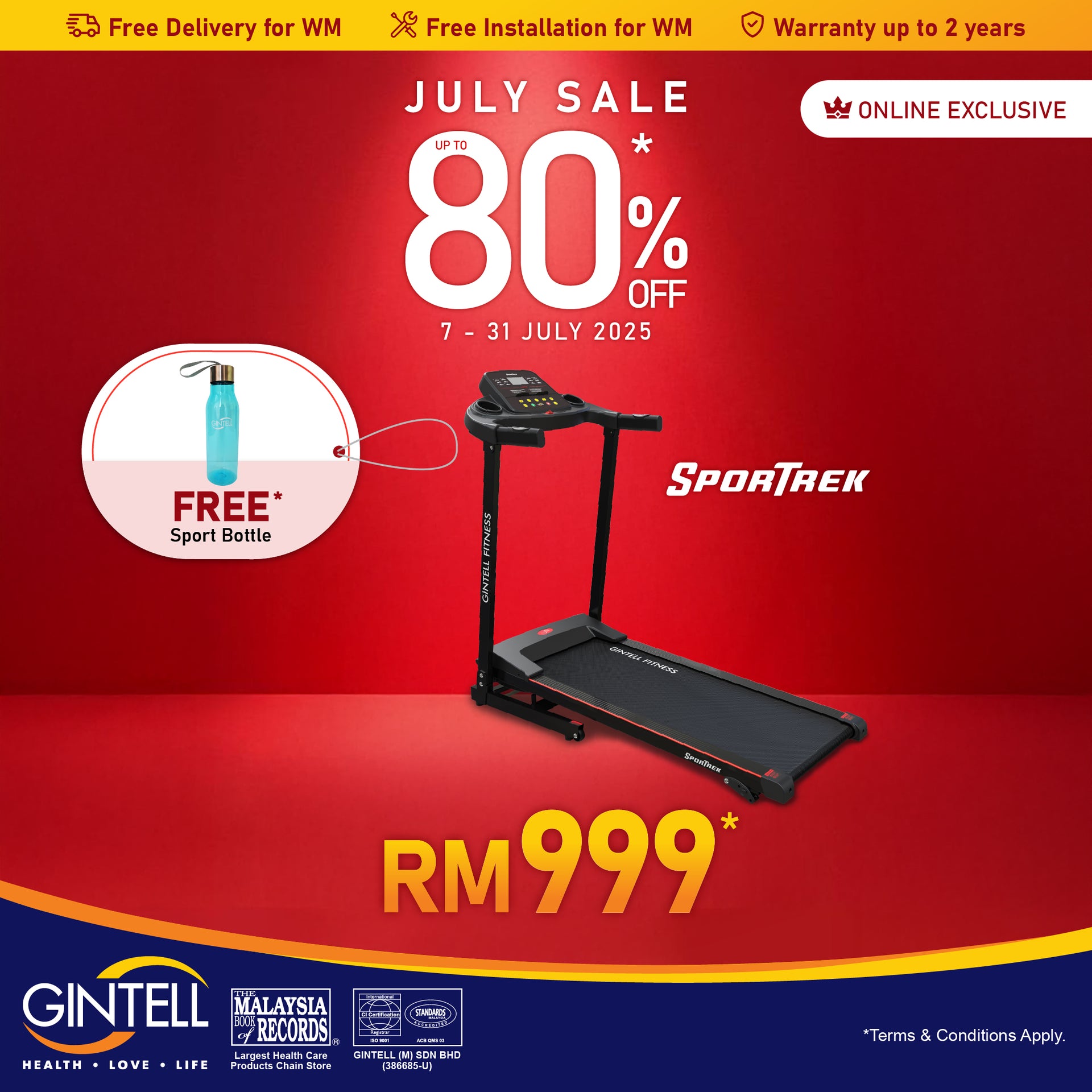SporTrek Treadmill