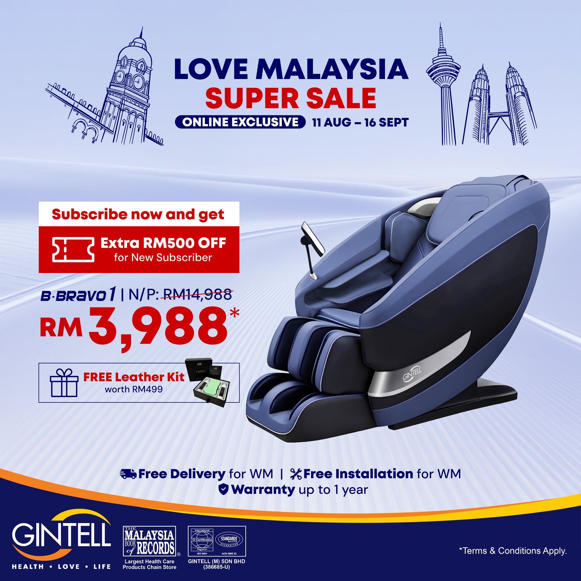 B-Bravo 1 Massage Chair