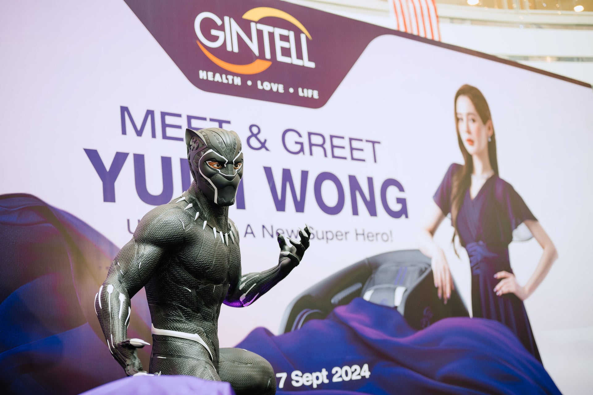 Grand Launching of GINTELL Black Panther Wellness Chair Ft. Yumi Wong