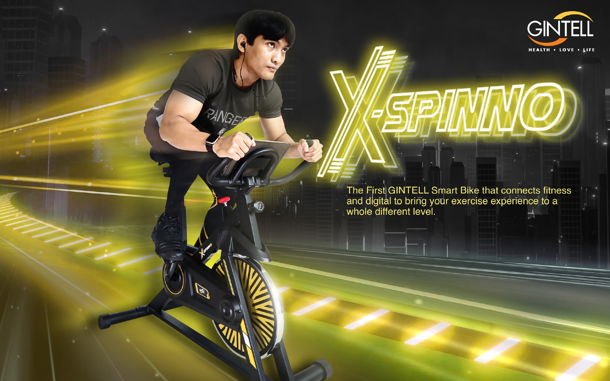 Digital spin bike online