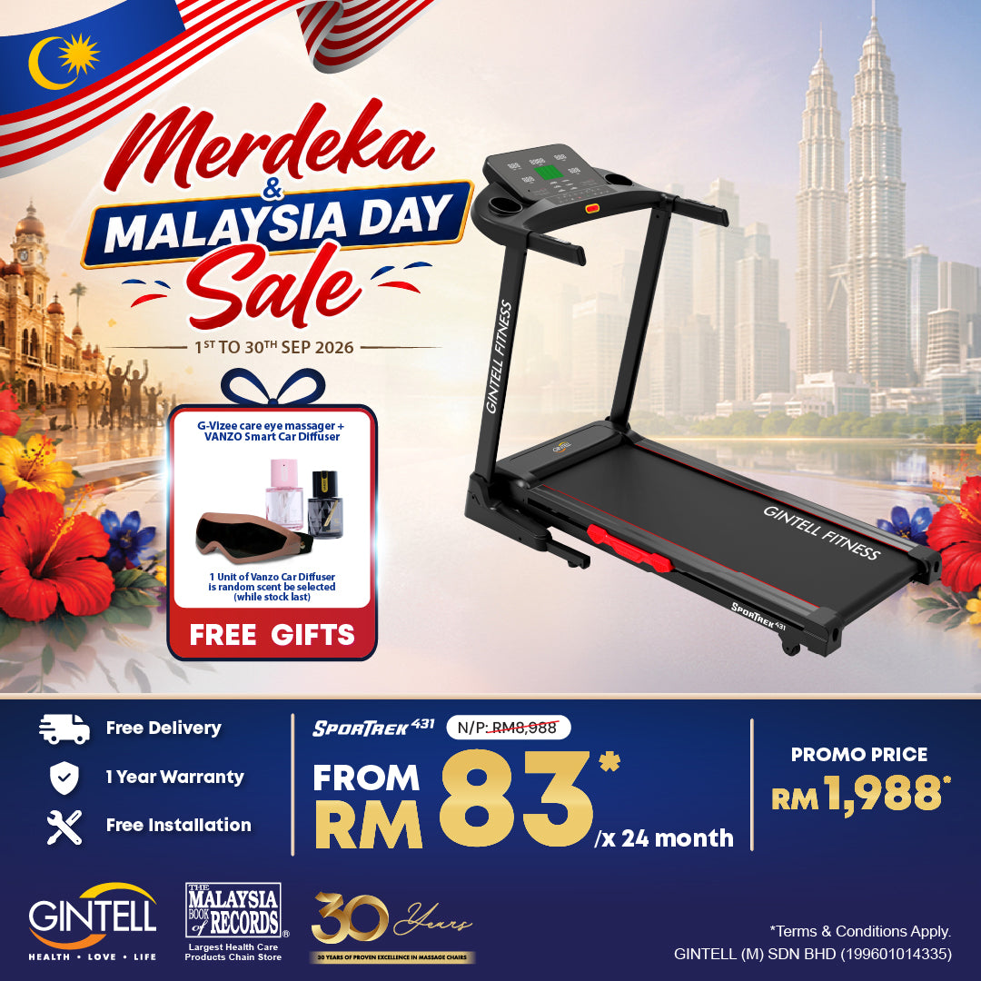 Sportrek FT431 Treadmill | Merdeka & Malaysia Day Sale