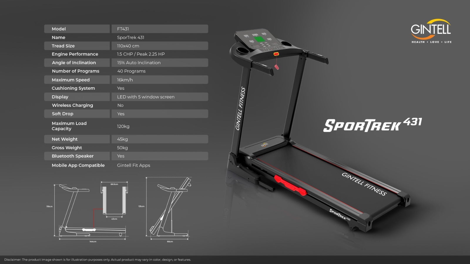 Sportrek FT431 Treadmill