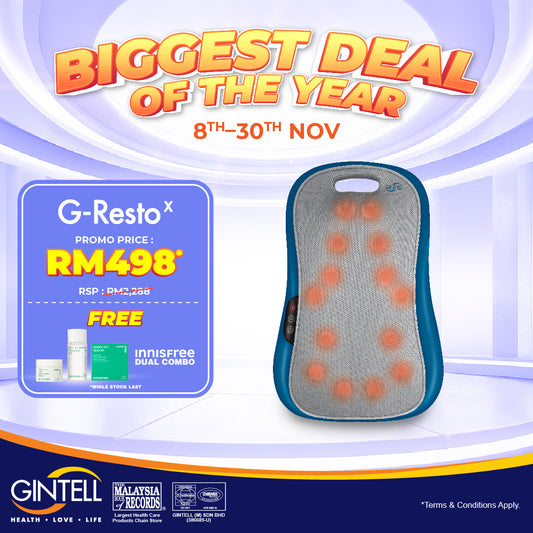 G-Resto X Portable Massage Cushion