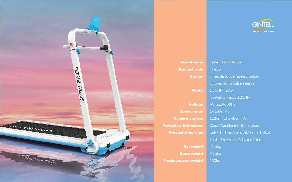 CyberTREK Sport Treadmill GINTELL