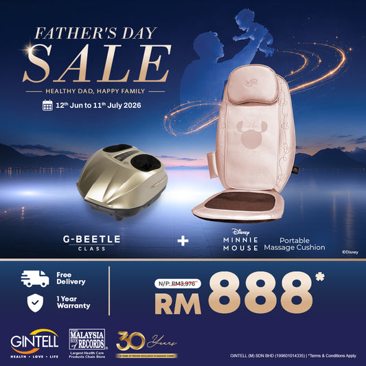 G-Beetle Class + Minnie Mouse Massage Cushion Bundle