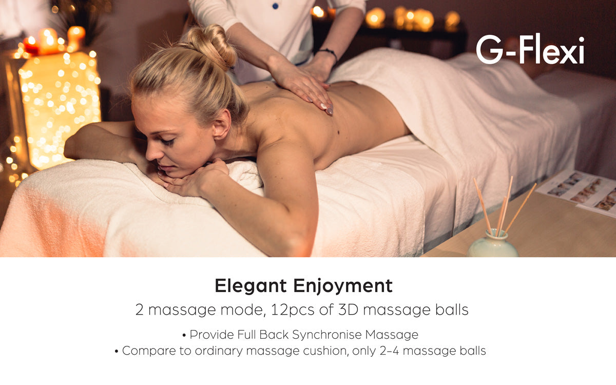 G-Vizee Care + G-Flexi Portable Massage Cushion Bundle