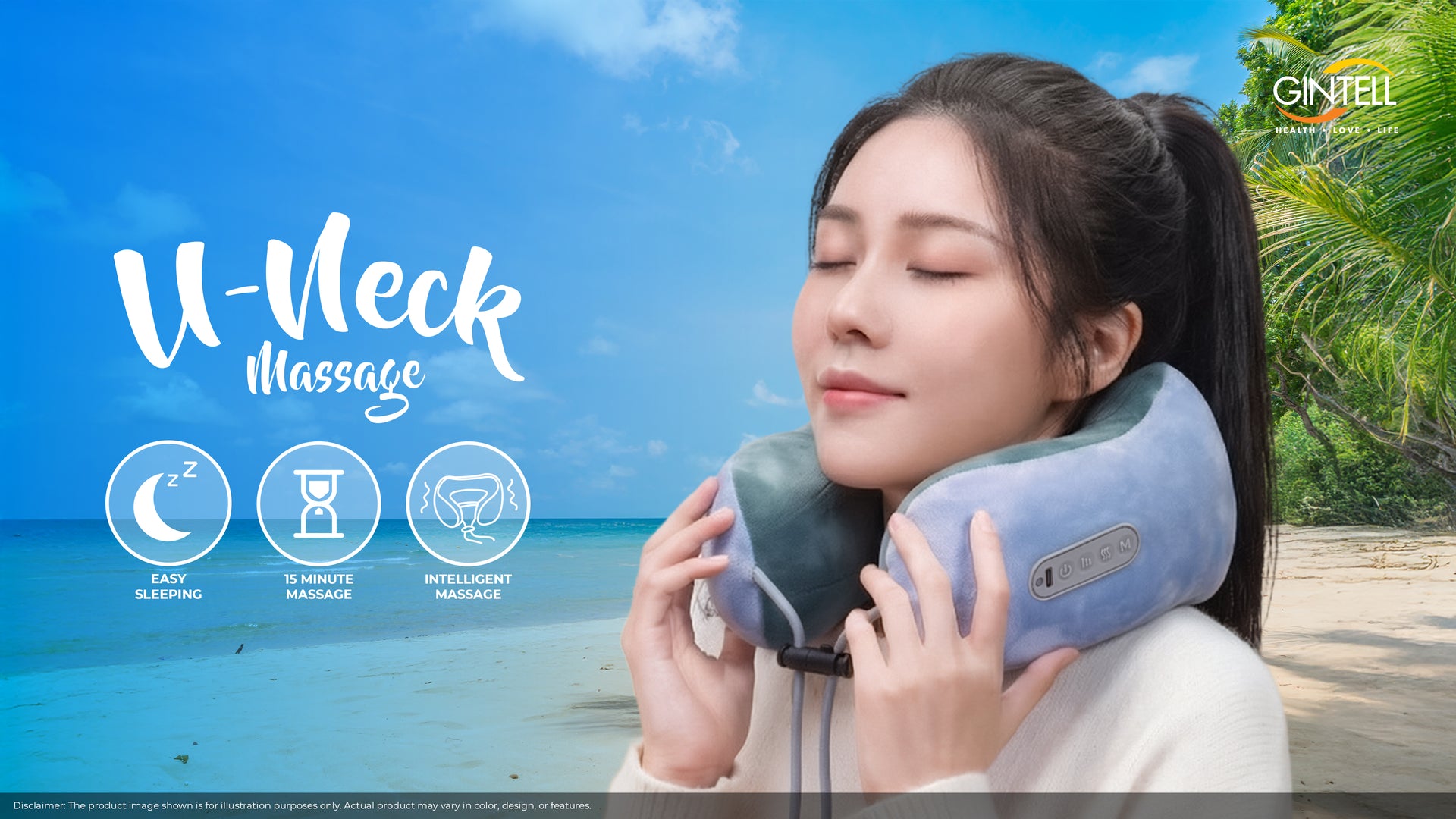 Neck Pillow Portable Massager (GINTELL X Michelle)