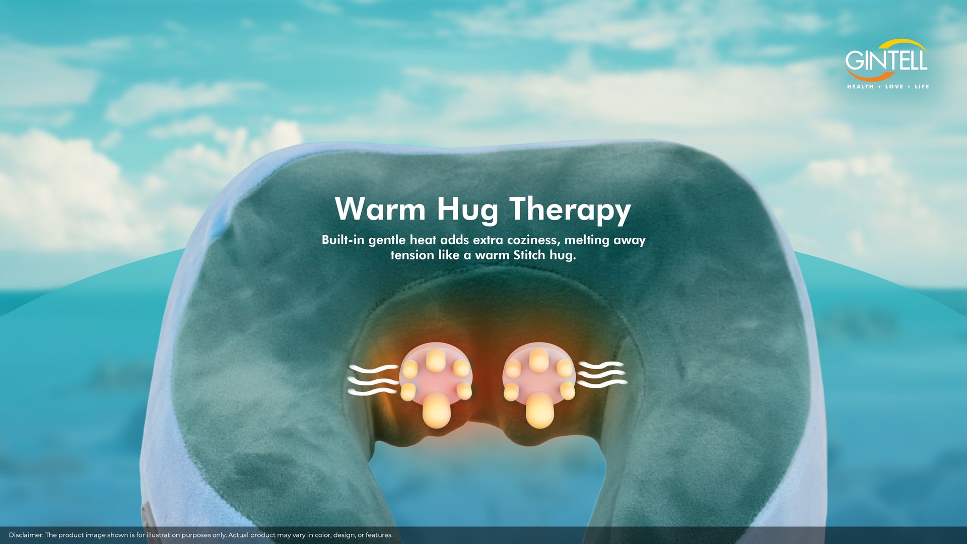 Neck Pillow Portable Massager (GINTELL X Michelle)