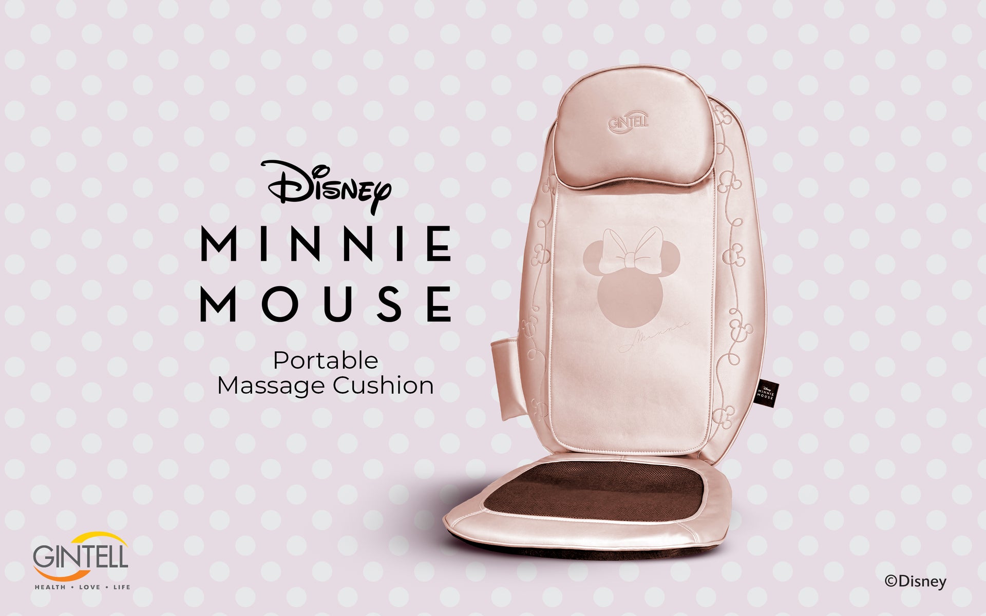 G-Beetle Class + Minnie Mouse Massage Cushion Bundle