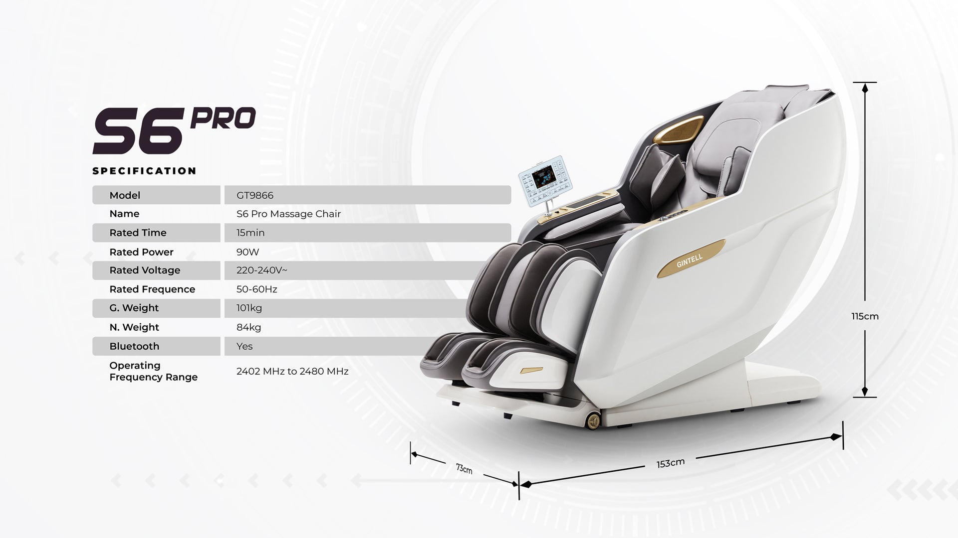 S6 Pro Massage Chair