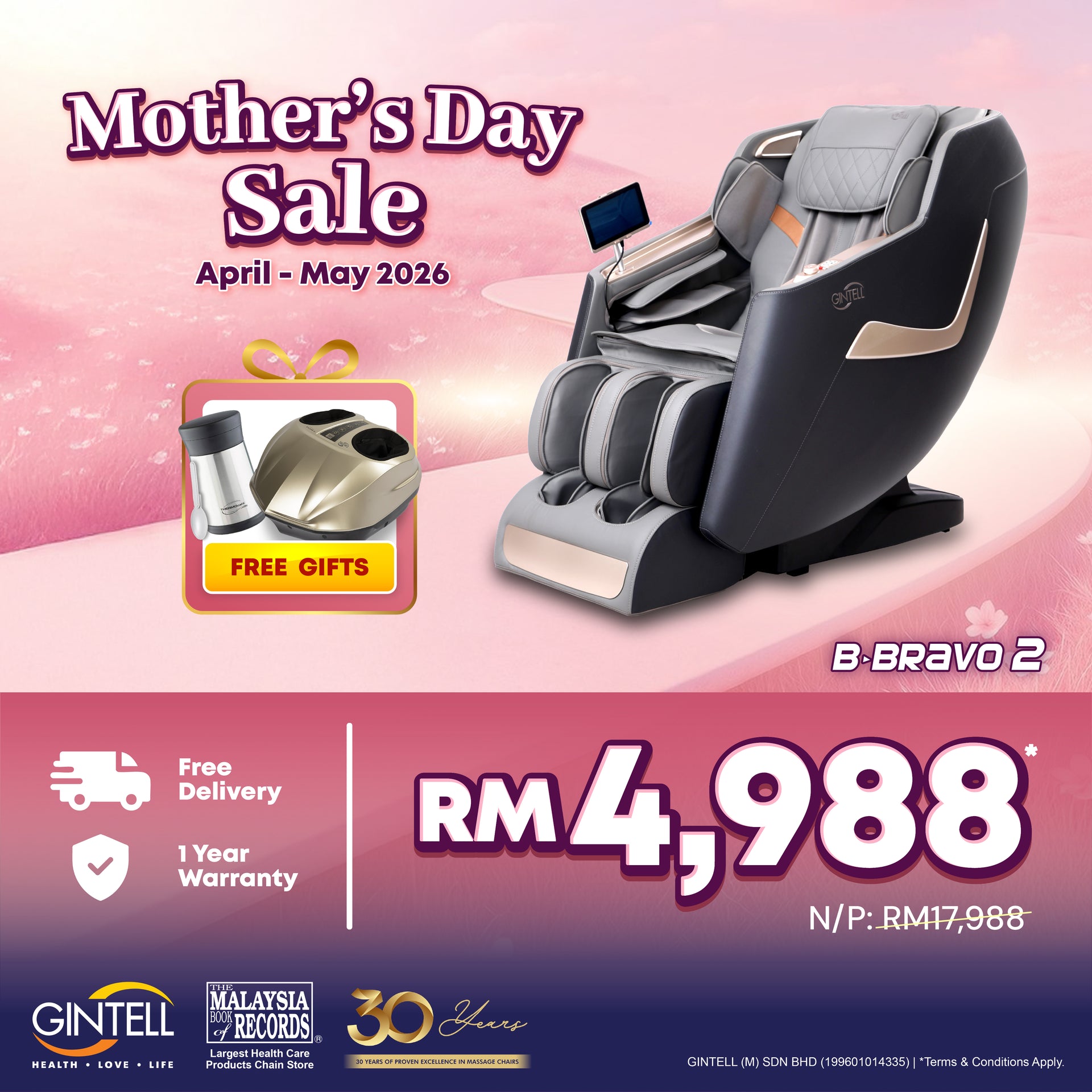 B-Bravo 2 Massage Chair