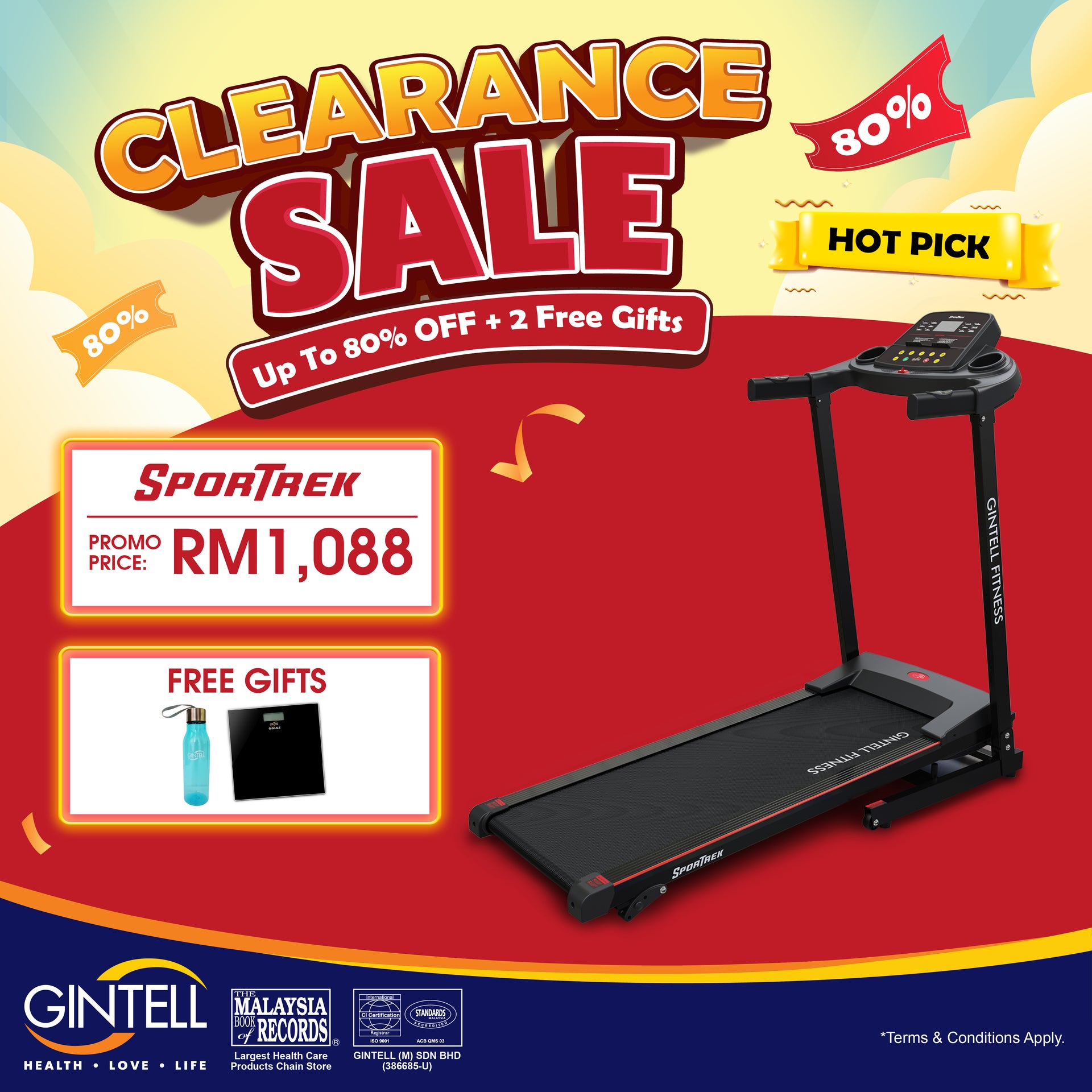 SporTrek Treadmill (Clearance)