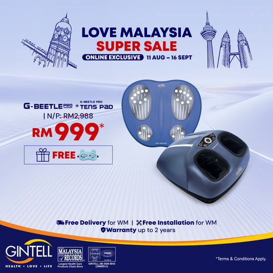 G-Beetle Pro Foot Massager with Tens Pad