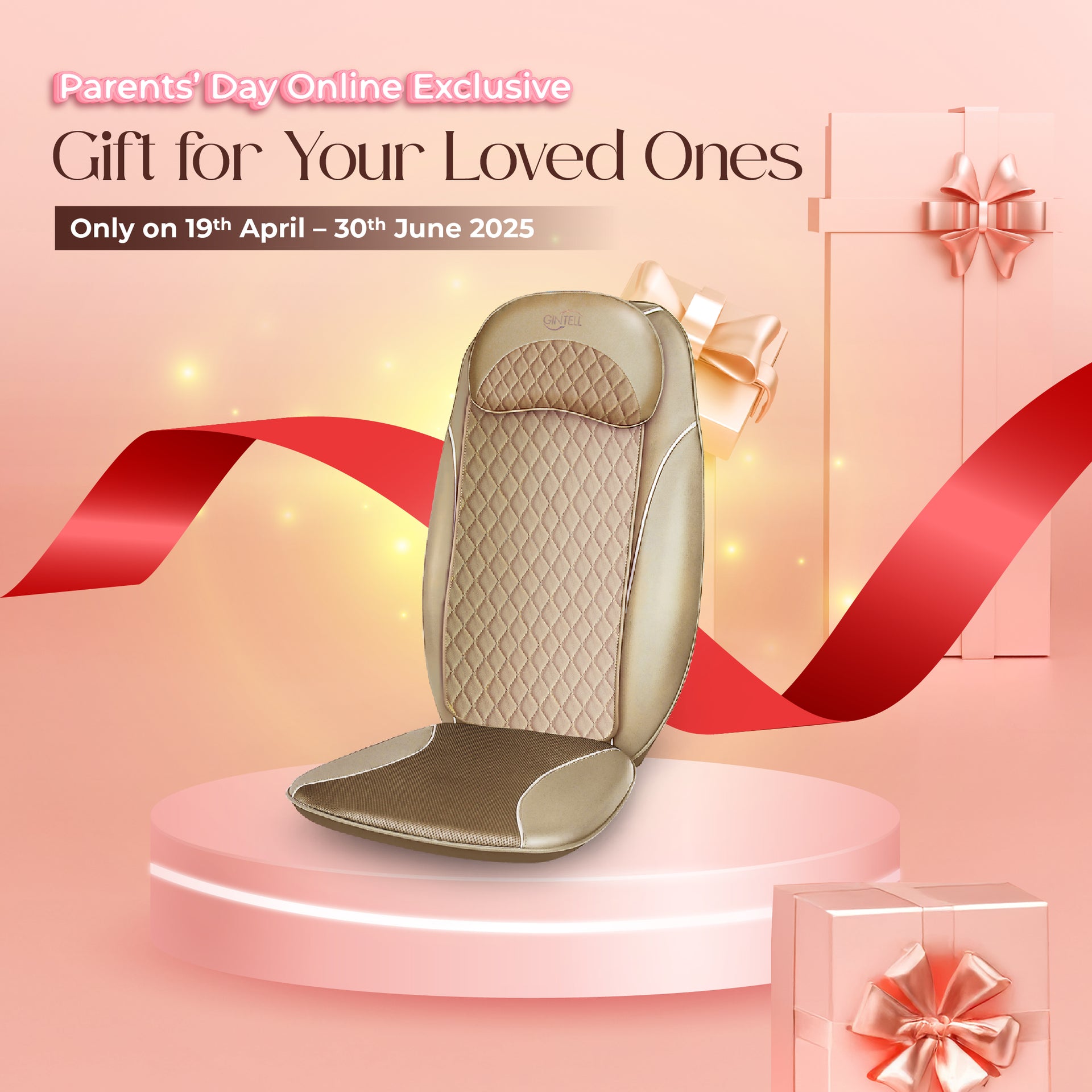 Portable Massage Cushion Gintell Go Shop G Resto Gintell Portable