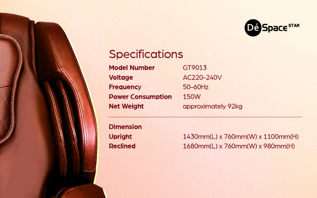 DeSpace Star Massage Chair GINTELL