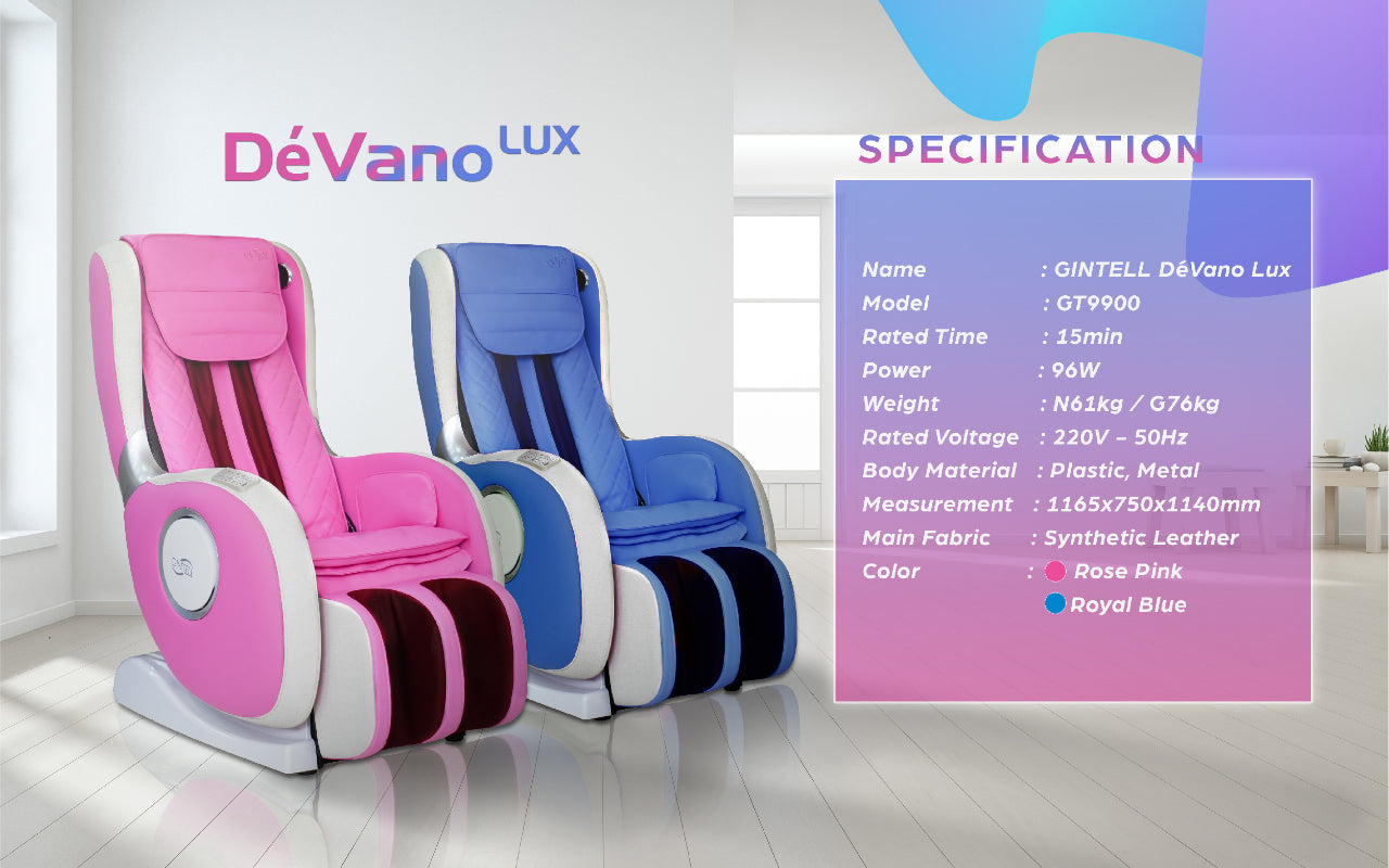 DéVano Lux Massage Sofa (Pink)