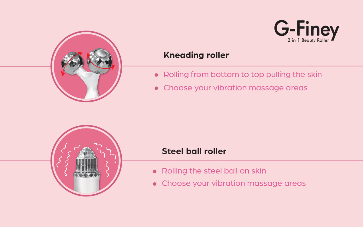 G-Finey 2 in 1 Beauty Roller