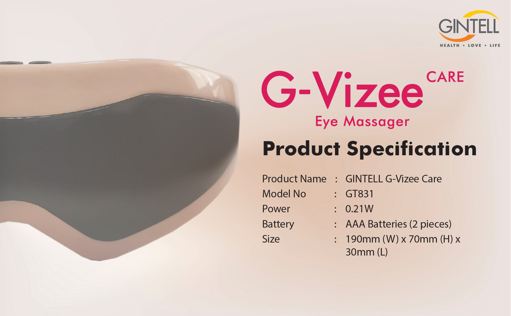 G-Vizee Care Eye Massager