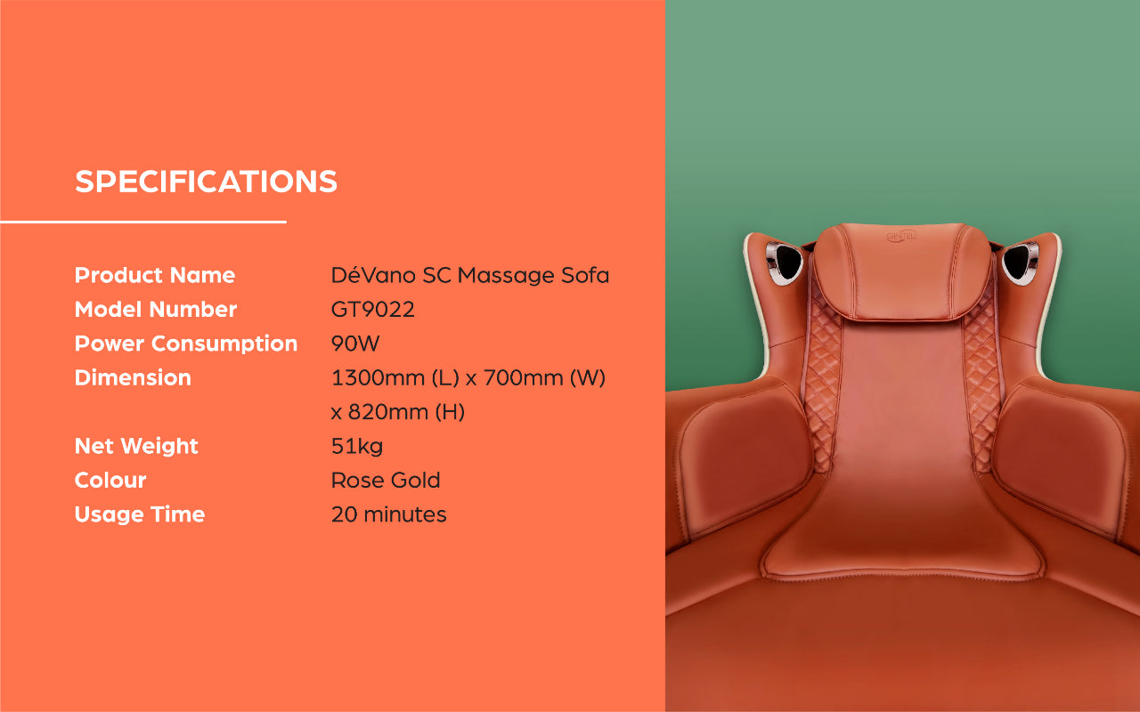 DéVano SC Queen Massage Sofa (Magnum)