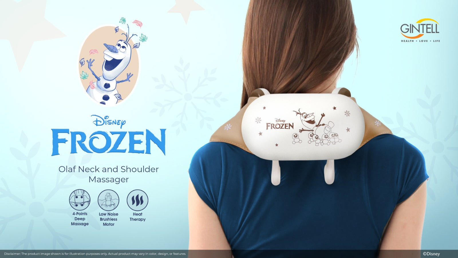 Disney Olaf Neck and Shoulder Massager