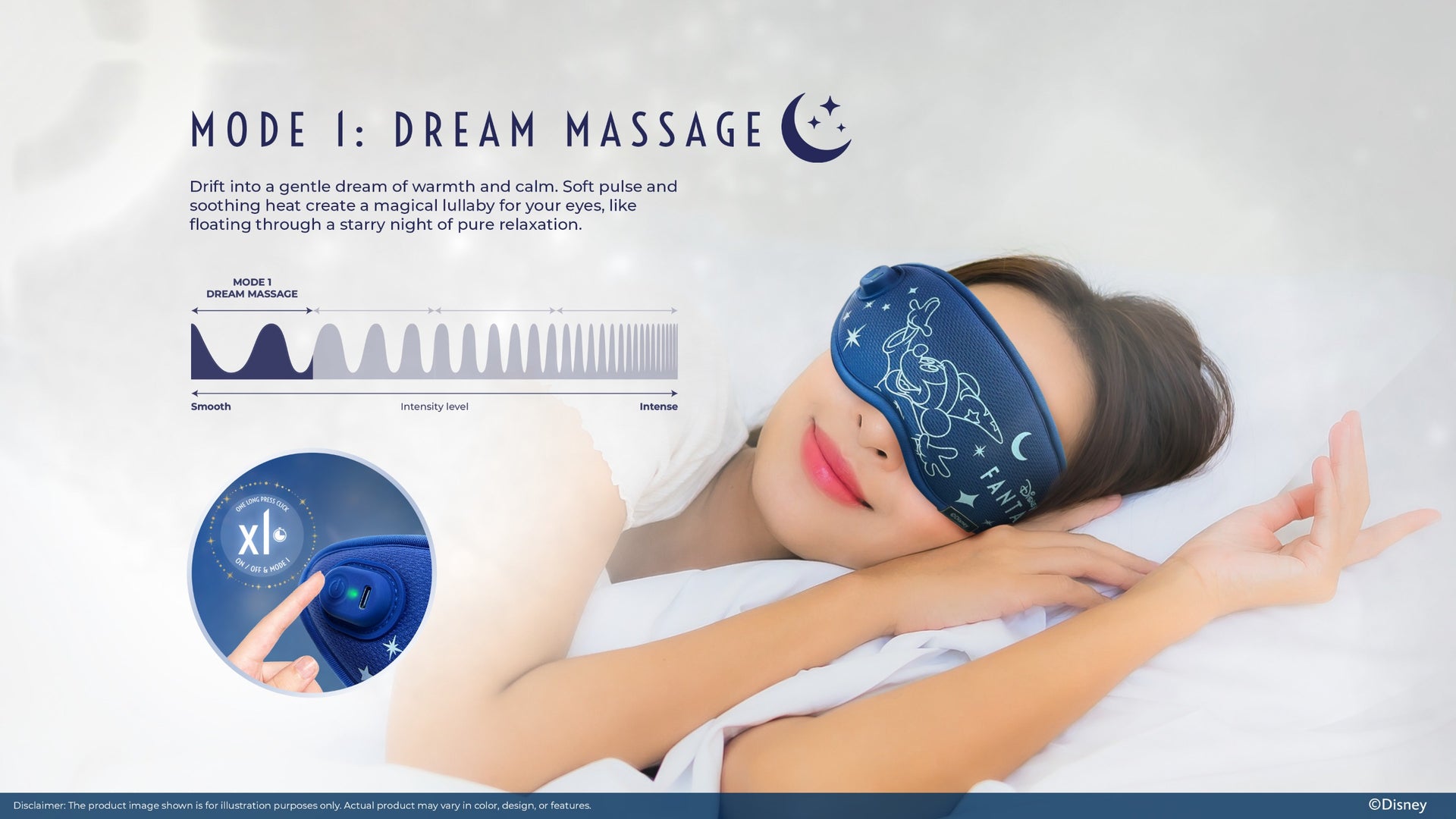 GINTELL Mickey Fantasia Eye Massager (Special Edition)