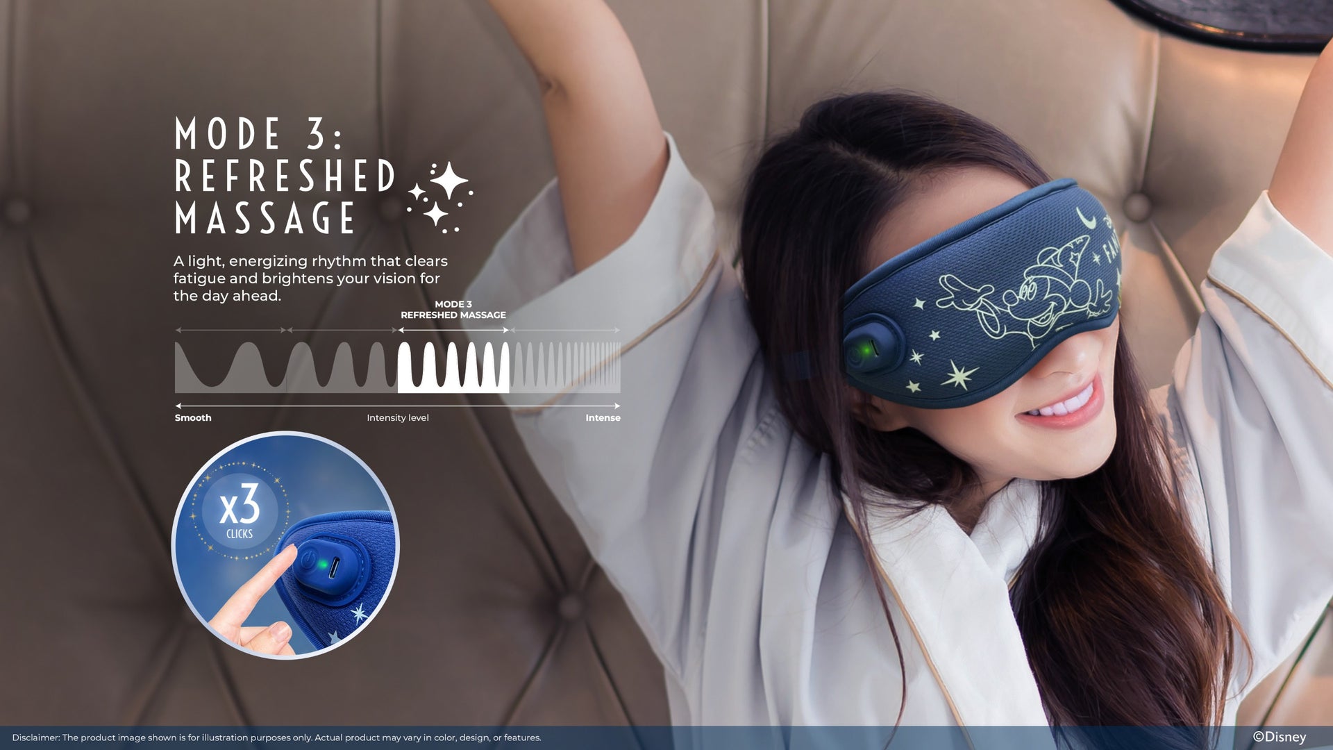 GINTELL Mickey Fantasia Eye Massager (Special Edition)