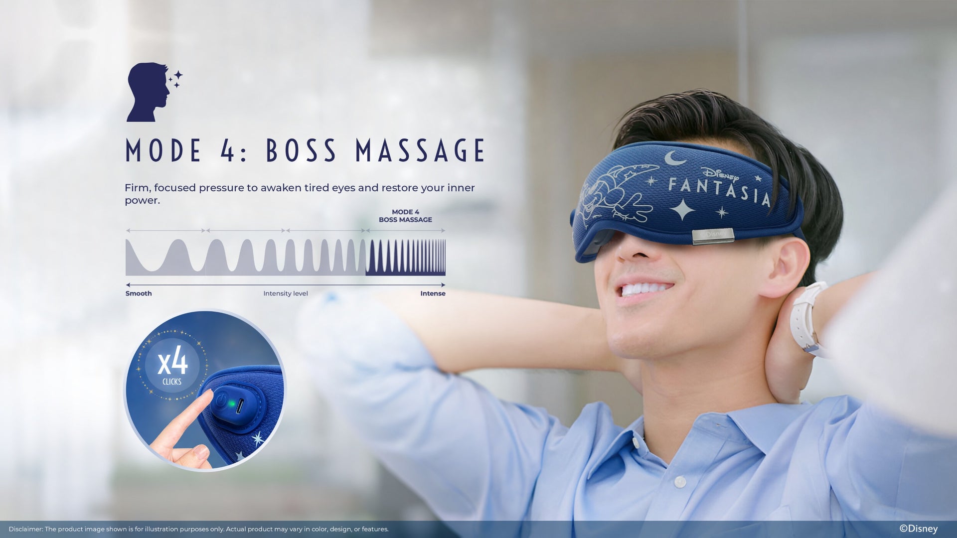 GINTELL Mickey Fantasia Eye Massager (Special Edition)